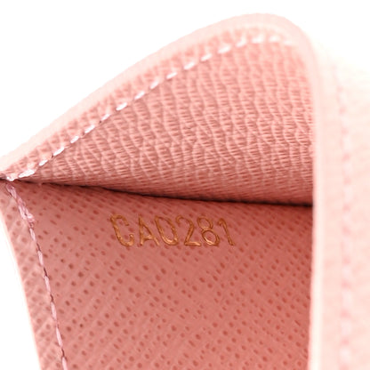 Louis Vuitton Damier Azur Daily Card Holder Rose Ballerine 7 of 8