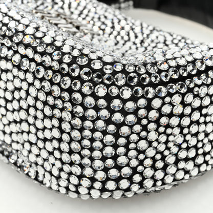 Miu Miu Crystal Silk Starlight Mini Wander Hobo Black 10 of 11