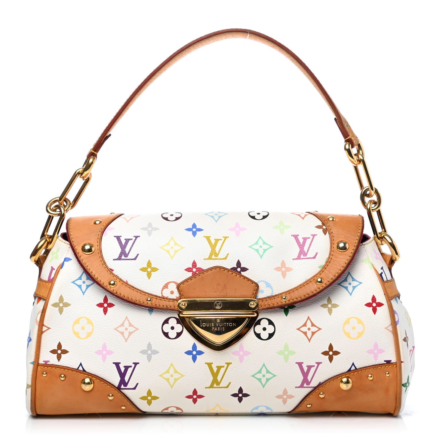 Louis Vuitton Monogram Multicolor Beverly MM White 1 of 4
