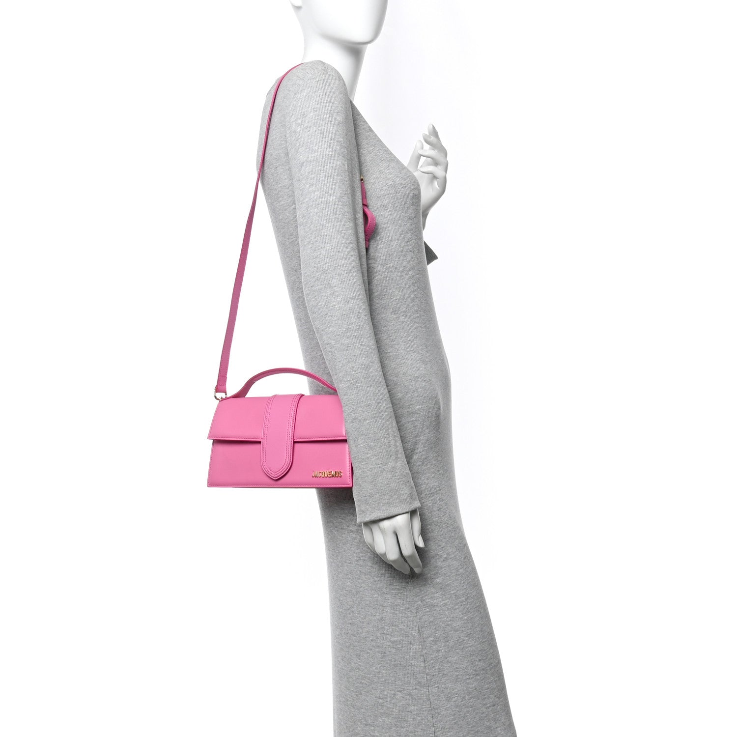 Jacquemus Smooth Calfskin Le Grand Bambino Pink 2 of 10