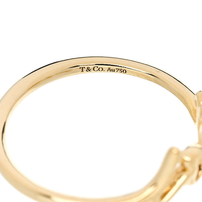 Tiffany 18K Yellow Gold Mini Paloma's Graffiti Love Ring 58 8.25 5 of 5
