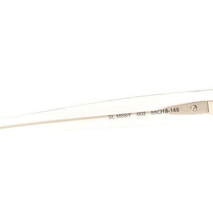 Saint Laurent Acetate Square Sunglasses SL M68 Transparent 5 of 7