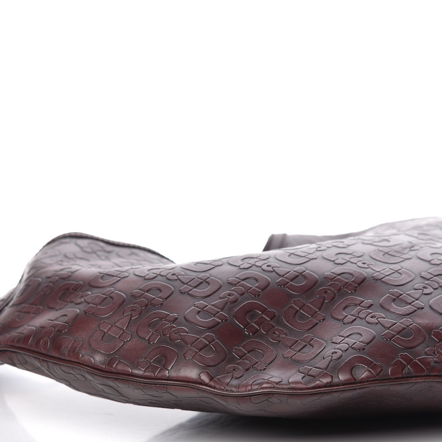 Gucci Calfskin Horsebit Embossed Glam Hobo Purple 9 of 14