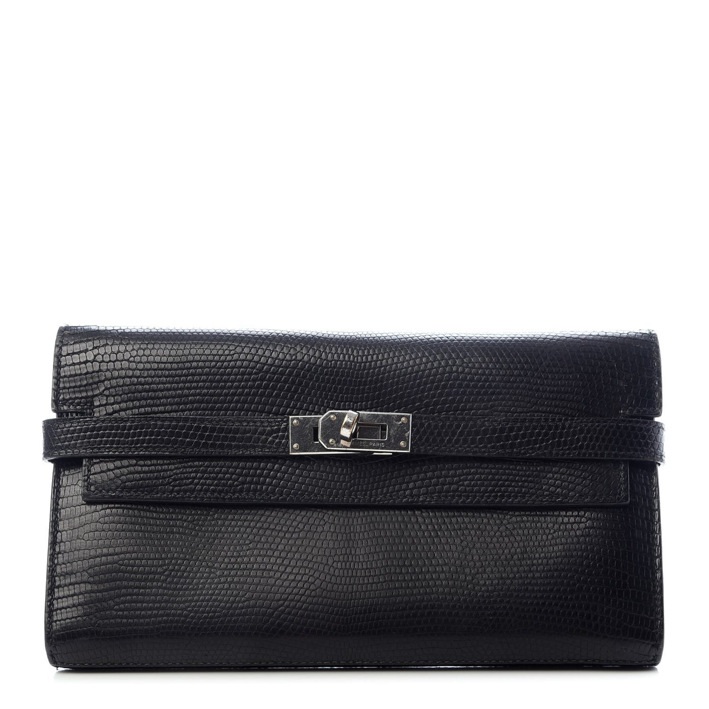 Lizard Kelly Longue Wallet Black