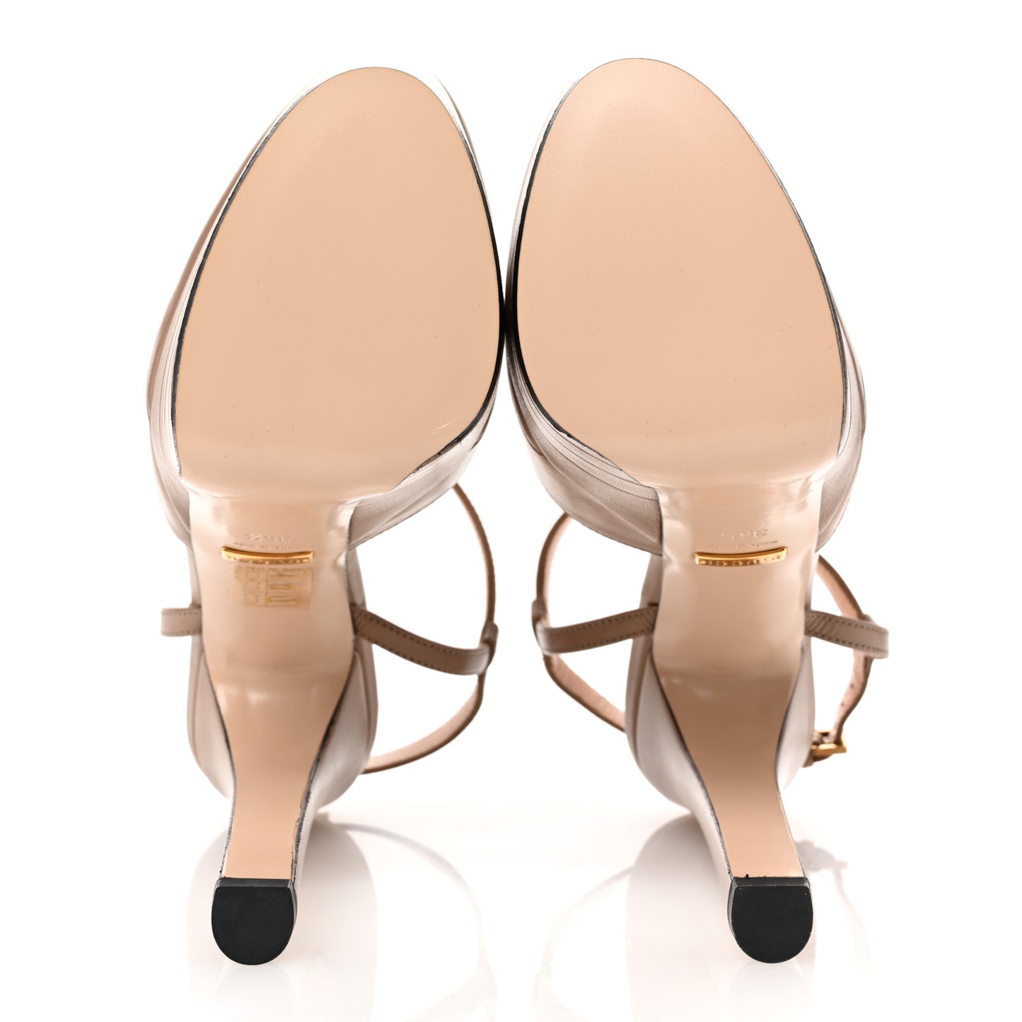 Malaga Kid Angel T-Strap Platform High Heel Pumps 35.5 Porcelain Rose