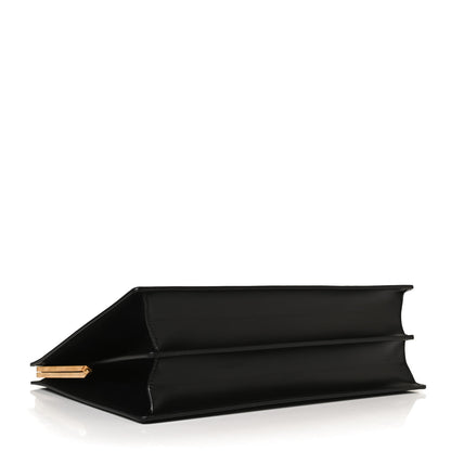 Celine Box Calfskin Medium Clasp Bag Black 4 of 10