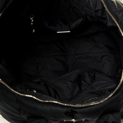 Prada Tessuto Nylon Bomber Duffle Black 6 of 10