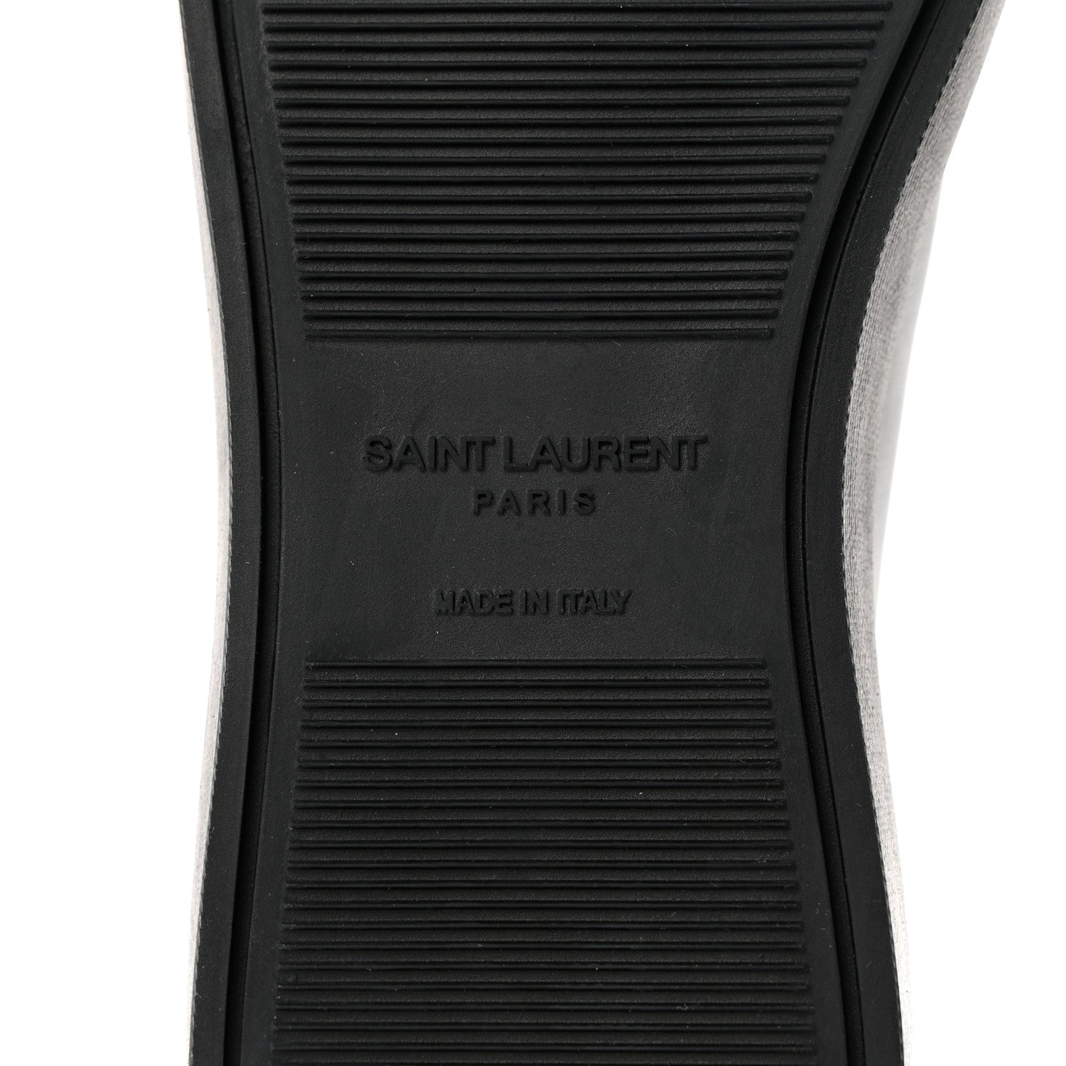 Saint Laurent Calfskin Andy Low Top Sneakers 37 Black 8 of 8
