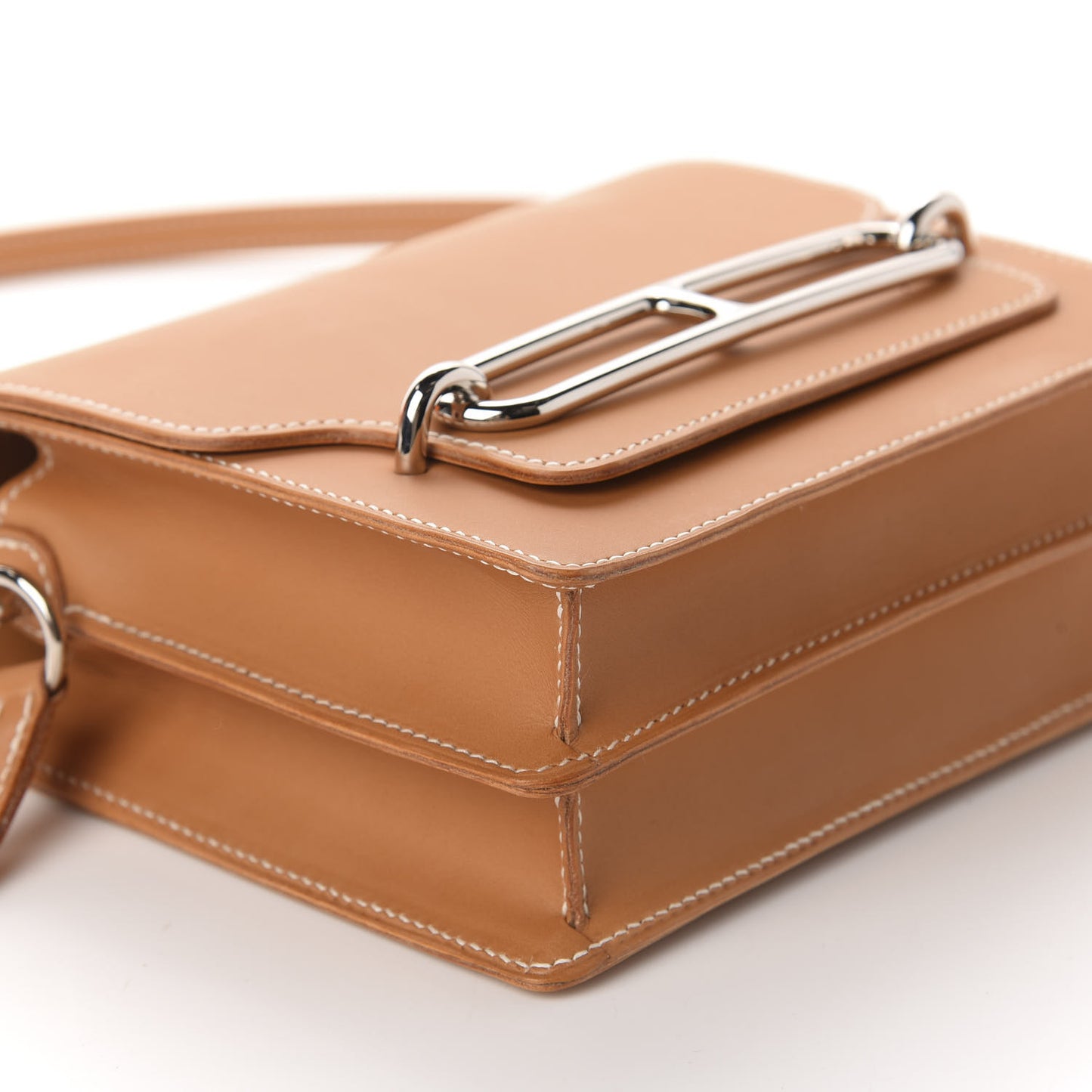 Veau Butler Mini Sac Roulis Natural Sable