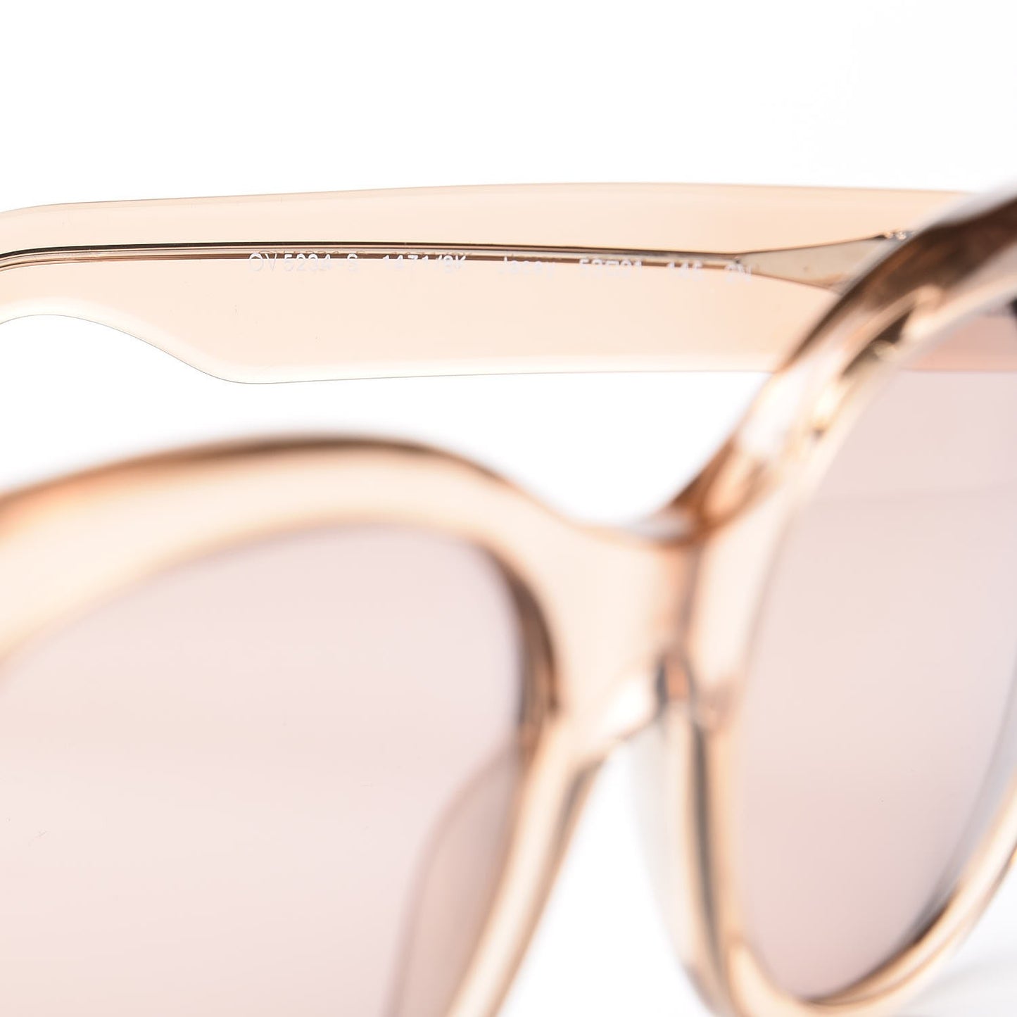 Jacey Mirror Sunglasses Beige