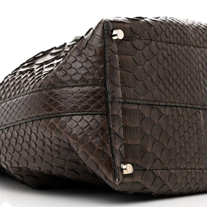 Proenza Schouler Snakeskin Medium Bucket Bag Brown 11 of 15