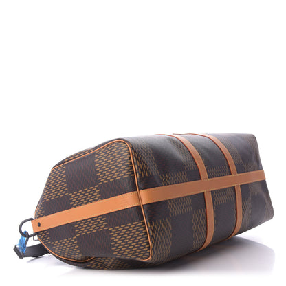 Louis Vuitton X NIGO Giant Damier Ebene Monogram Keepall Bandouliere 50 3 of 9