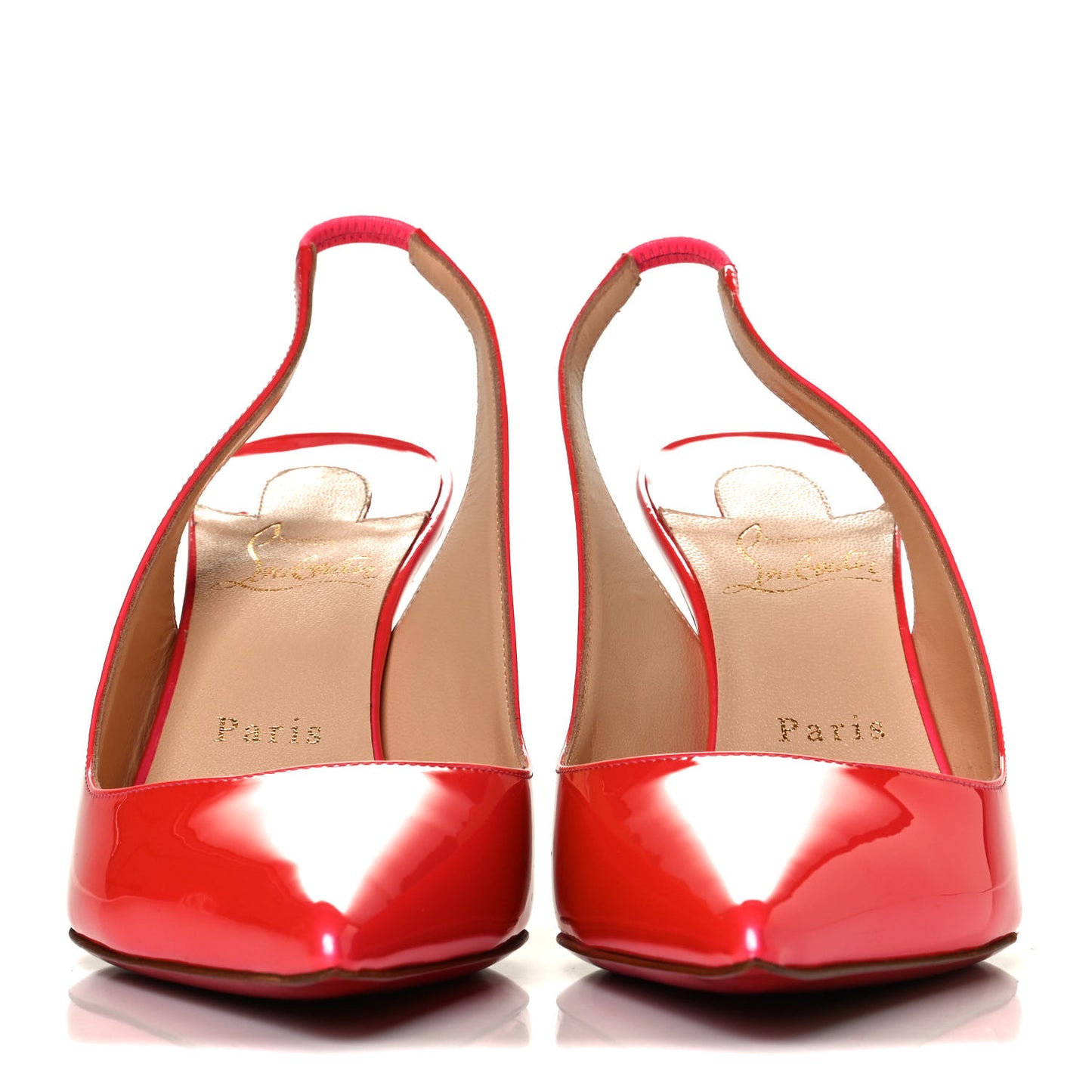 Patent Clare Sling 80 Pumps 39 Fluo Rose