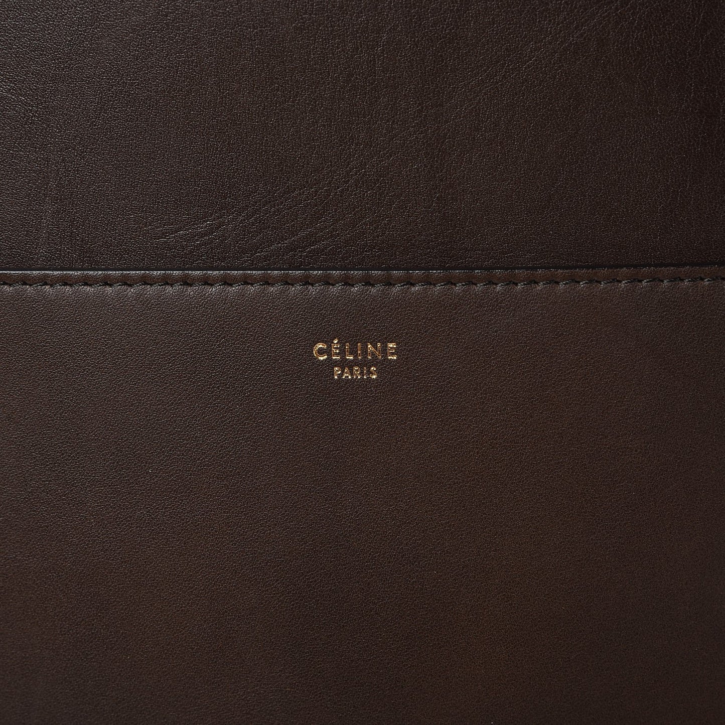 Supersoft Calfskin Sangle Bucket Bag Wood