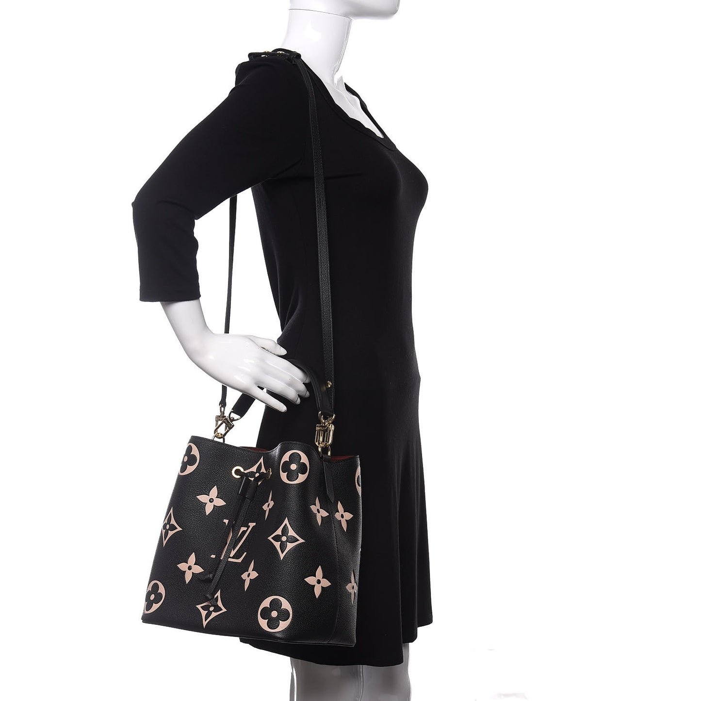 Empreinte Monogram Giant Neonoe MM Black Beige