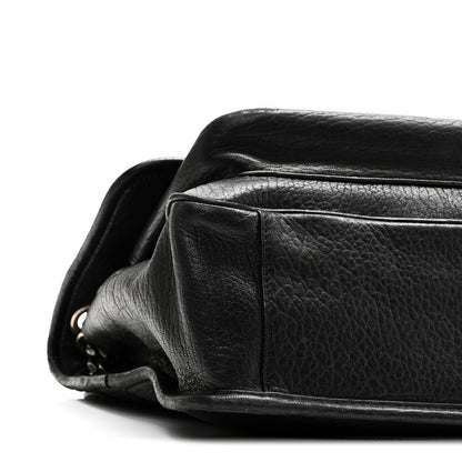 Saint Laurent Grained Lambskin Monogram Medium Niki Chain Satchel Black 9 of 10