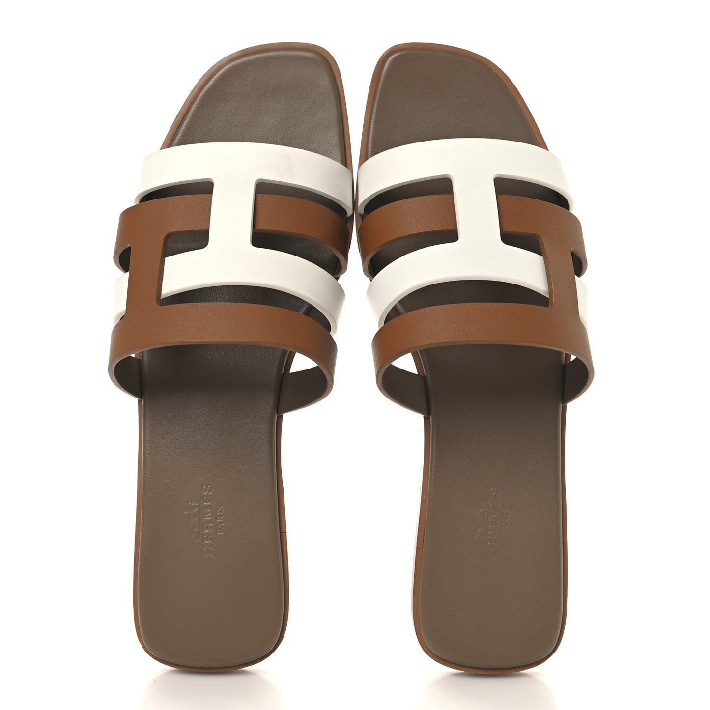 Calfskin Amore Sandals 41 White Naturel