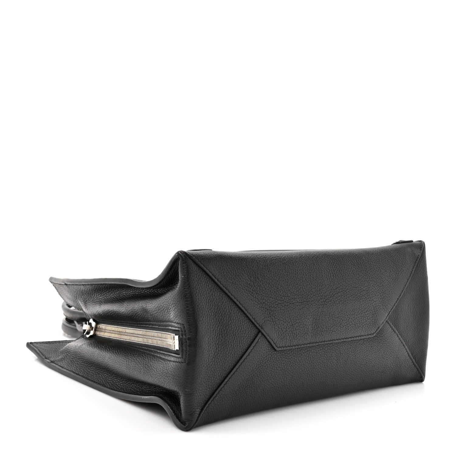 Balenciaga Veau Papier A5 Zip Around Tote Black 4 of 14