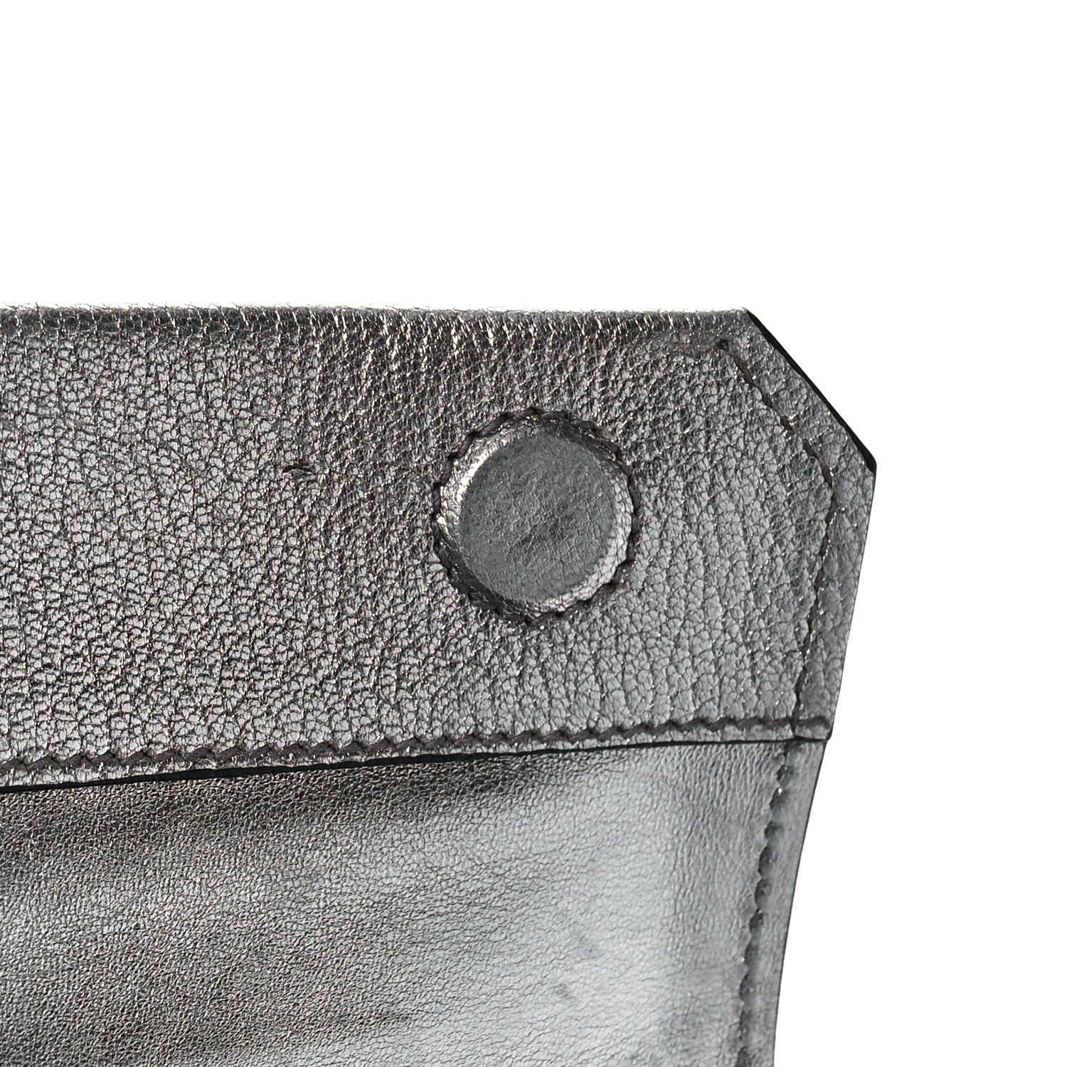 Miu Miu Goatskin Madras Top Handle Bag Silver 10 of 12