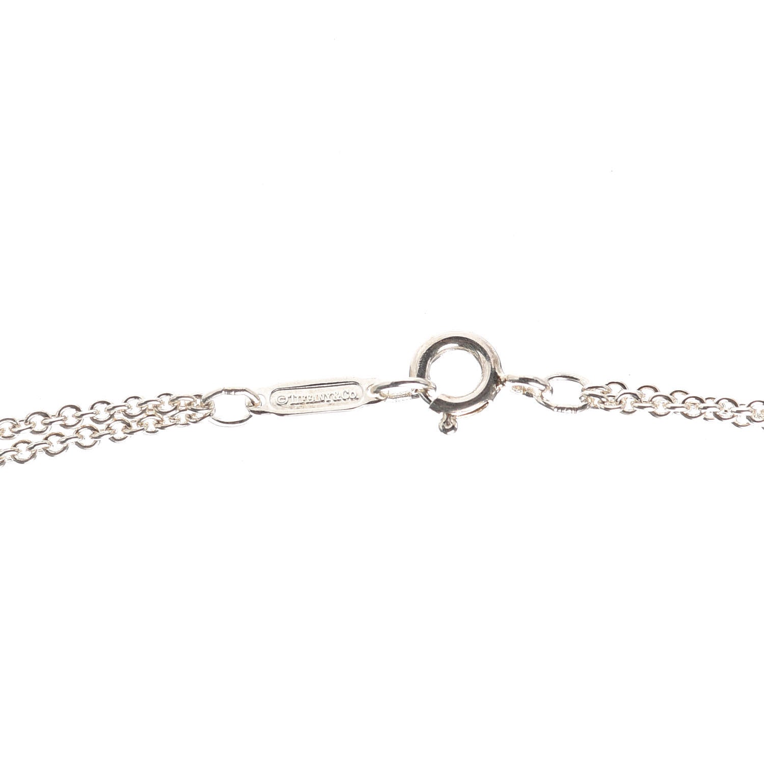 Tiffany Sterling Silver Figure 8 Pendant Necklace 5 of 7