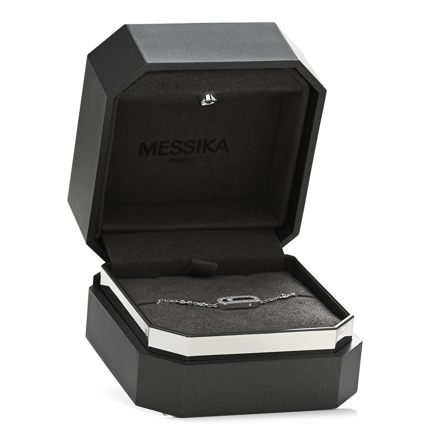 18K White Gold Diamond Move Uno Pave Bracelet