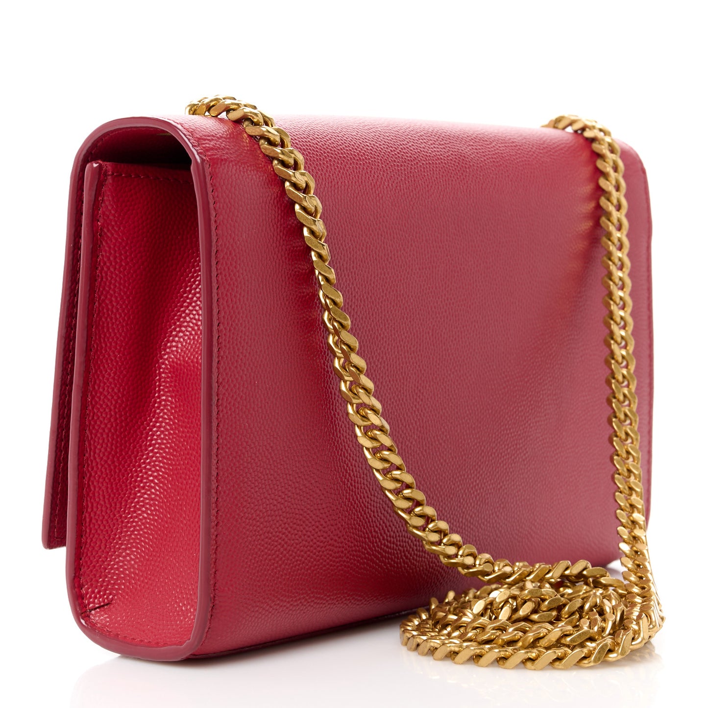 Grain De Poudre Small Deconstructed Monogram Kate Satchel Red