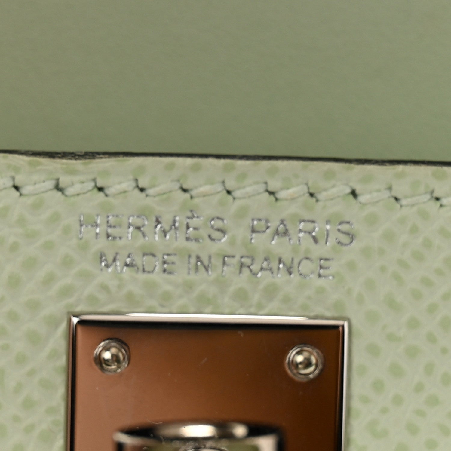 Hermes Epsom Mini Kelly Sellier 20 Vert Fizz 6 of 12