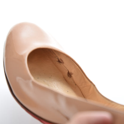 Christian Louboutin Patent Simple 70 Pumps 36.5 Nude 21 of 26