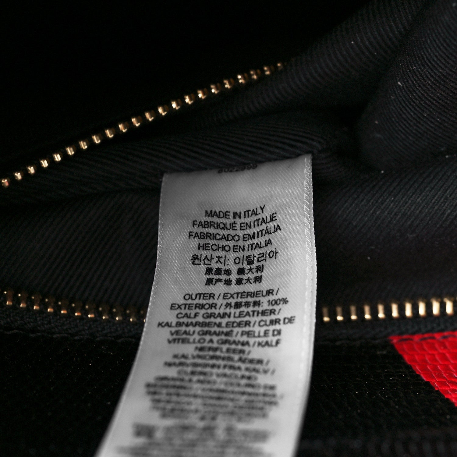 Burberry Calfskin Lizard Embossed Large Title Tote Black 8 of 11