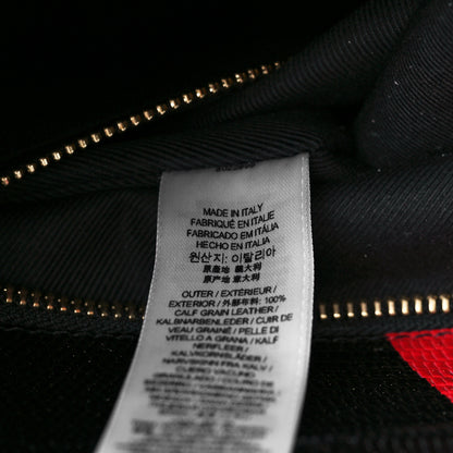 Burberry Calfskin Lizard Embossed Large Title Tote Black 8 of 11