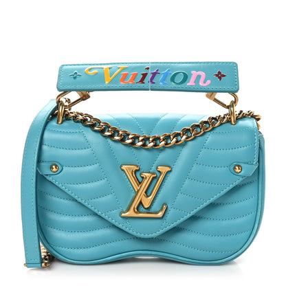 Louis Vuitton Calfskin New Wave Chain PM Malibu Green 1 of 10
