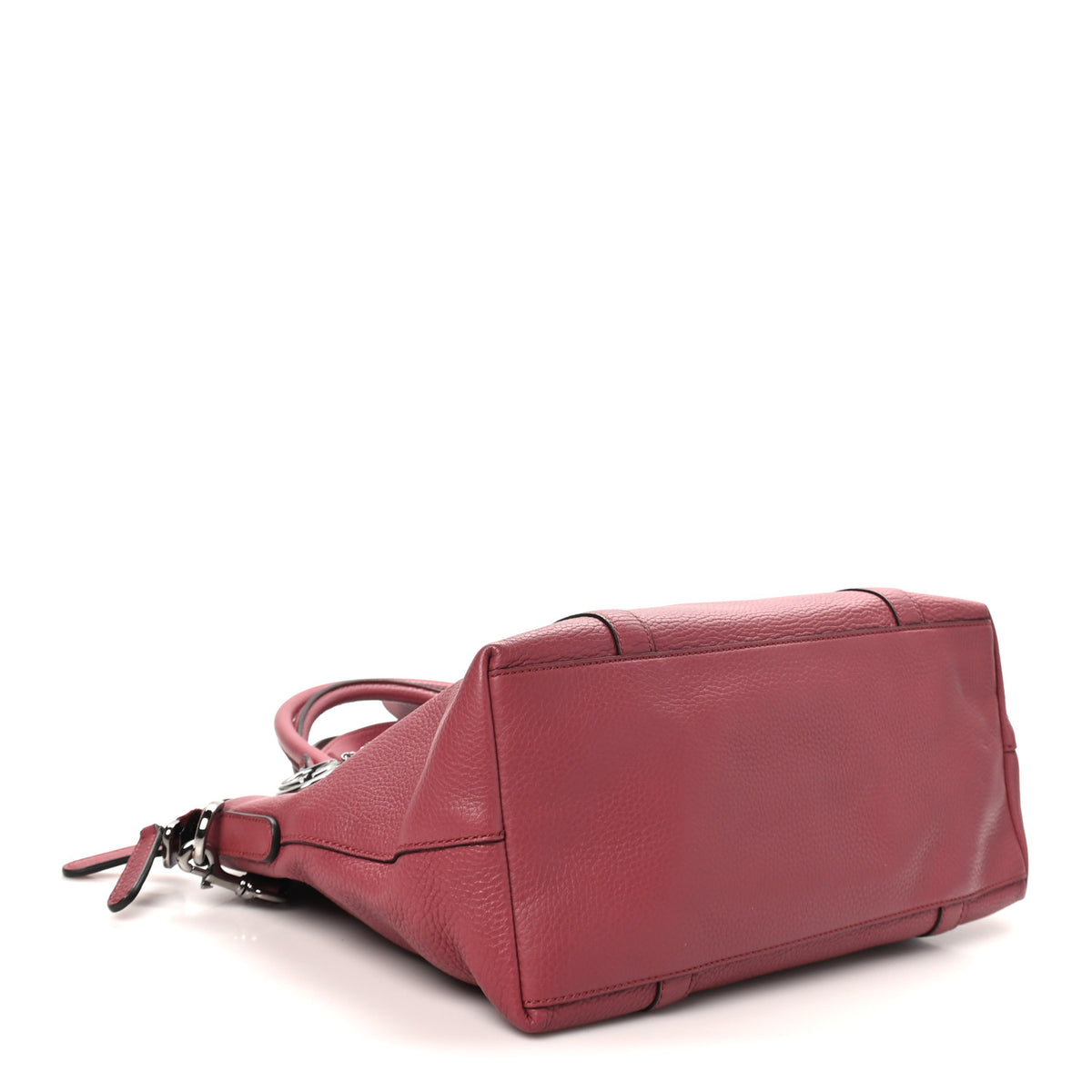 Pebbled Calfskin Medium GG Convertible Dome Satchel Pink