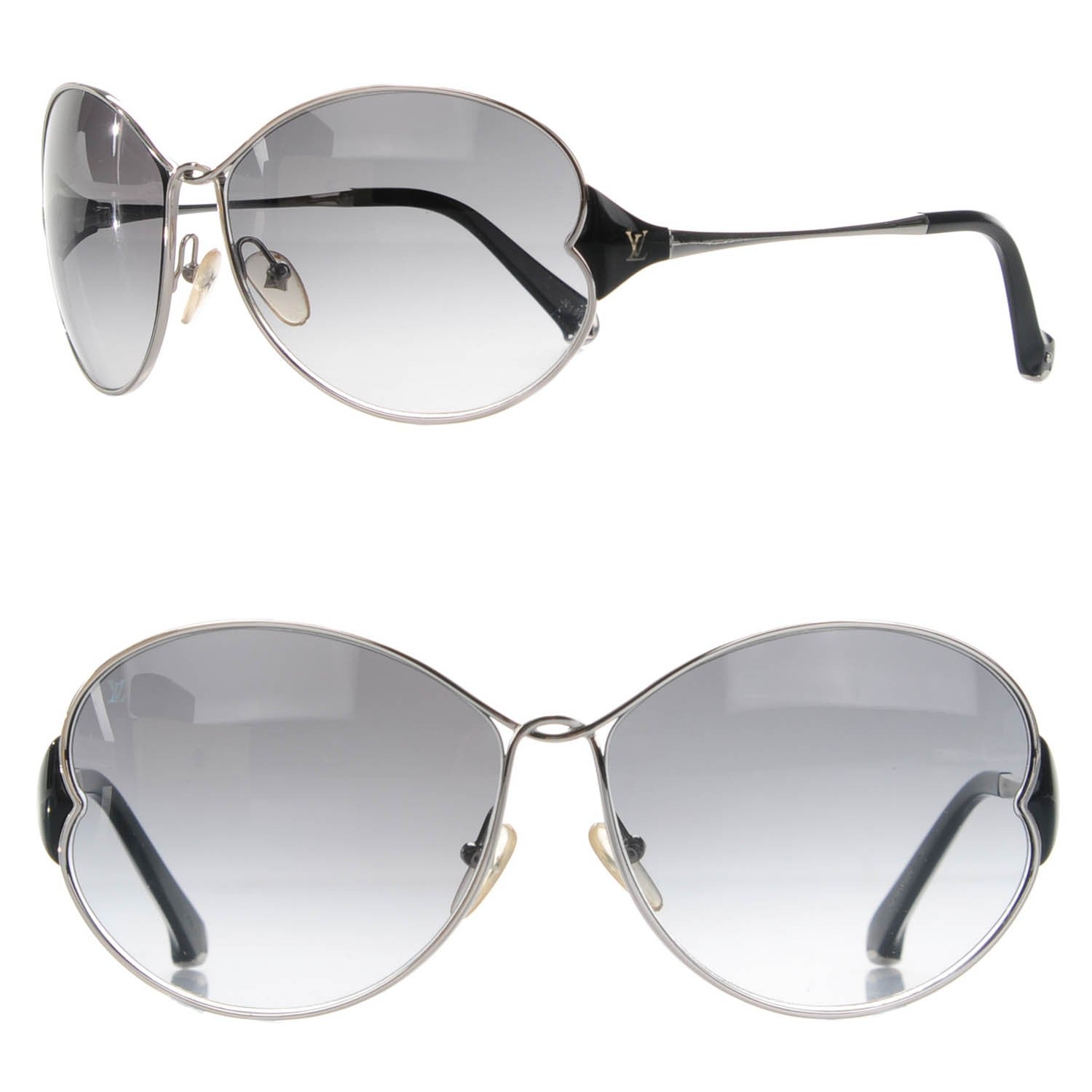 Louis Vuitton Daisy Sunglasses Z0261U Silver 1 of 8