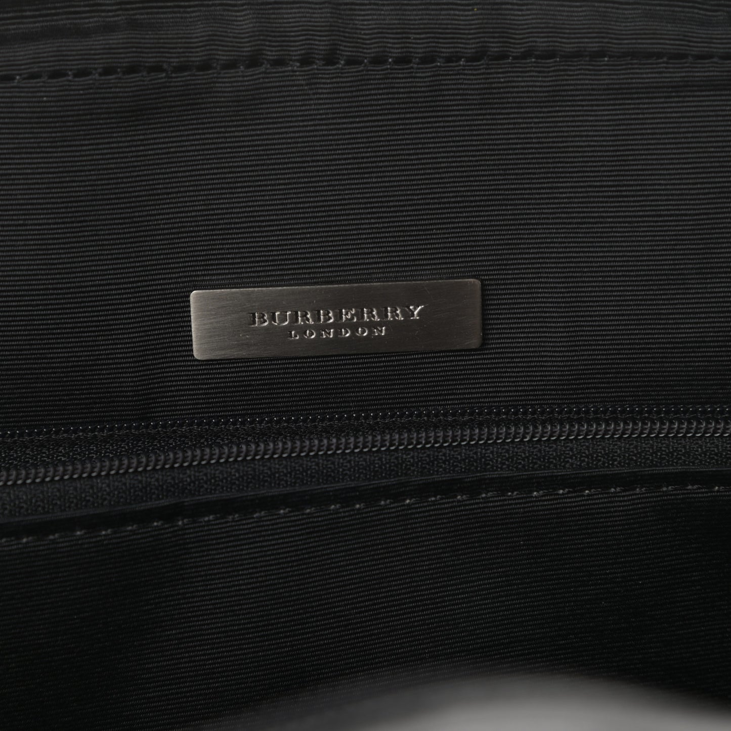 Calfskin Nylon Shoulder Bag Black