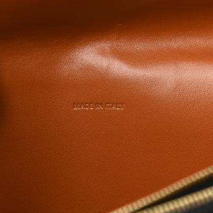 Celine Triomphe Canvas Lambskin Wallet On Strap Tan 8 of 11