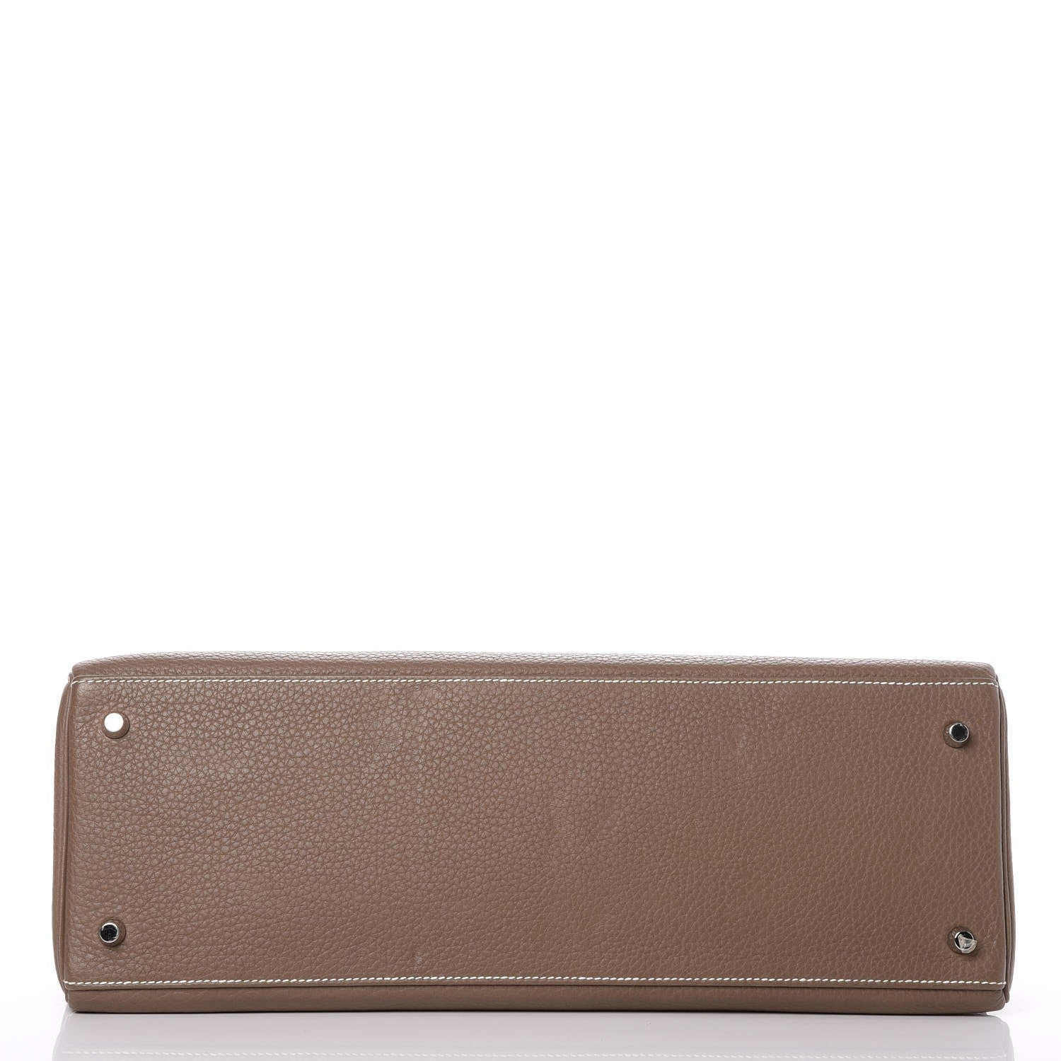 Hermes Taurillon Clemence Retourne Kelly 40 Etoupe 5 of 36