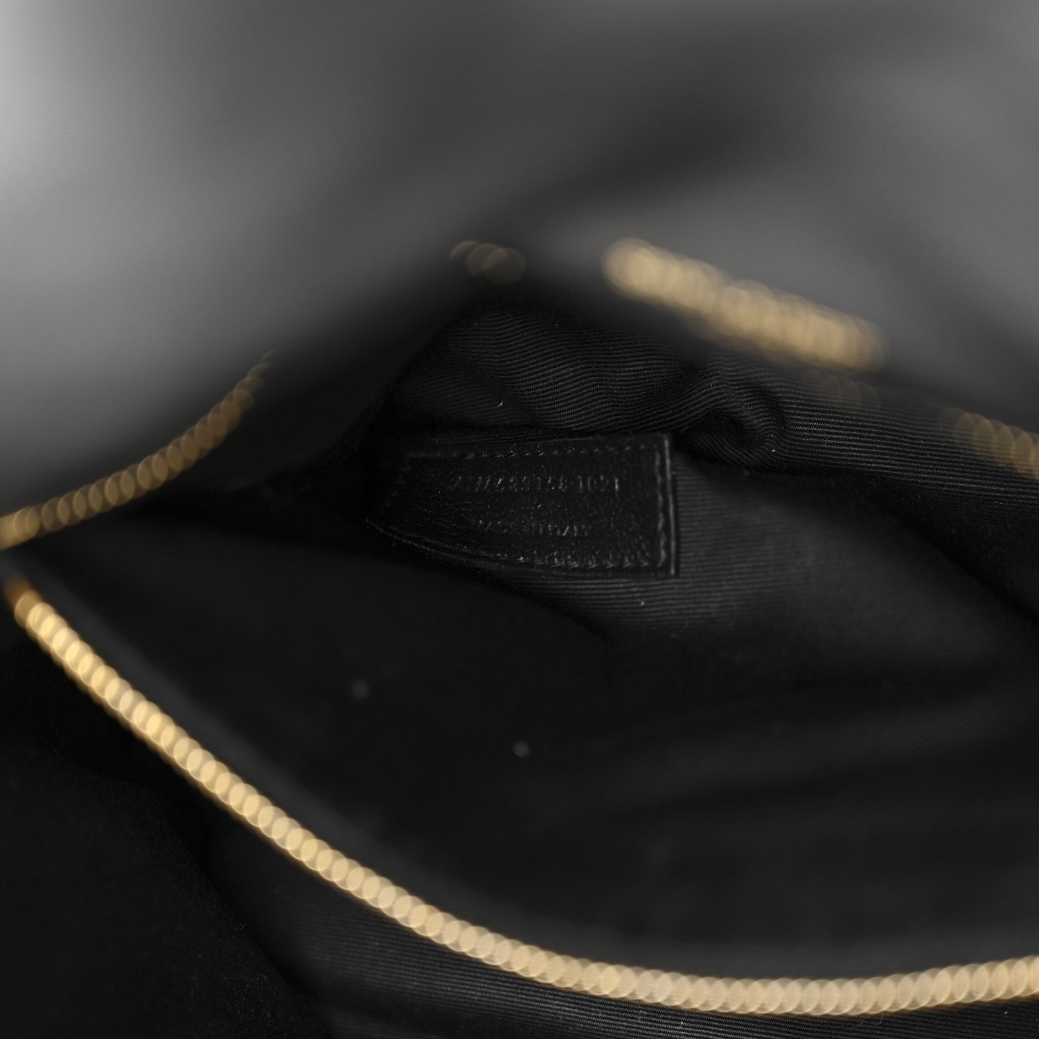 Saint Laurent Boucle Tweed Monogram Medium Niki Chain Satchel Black 7 of 12