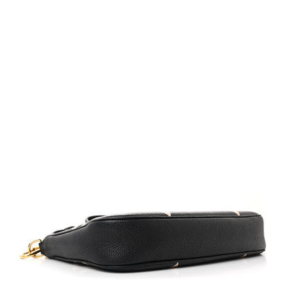 Louis Vuitton Empreinte Monogram Giant Multi Pochette Accessories Large Pochette Black Beige 4 of 9