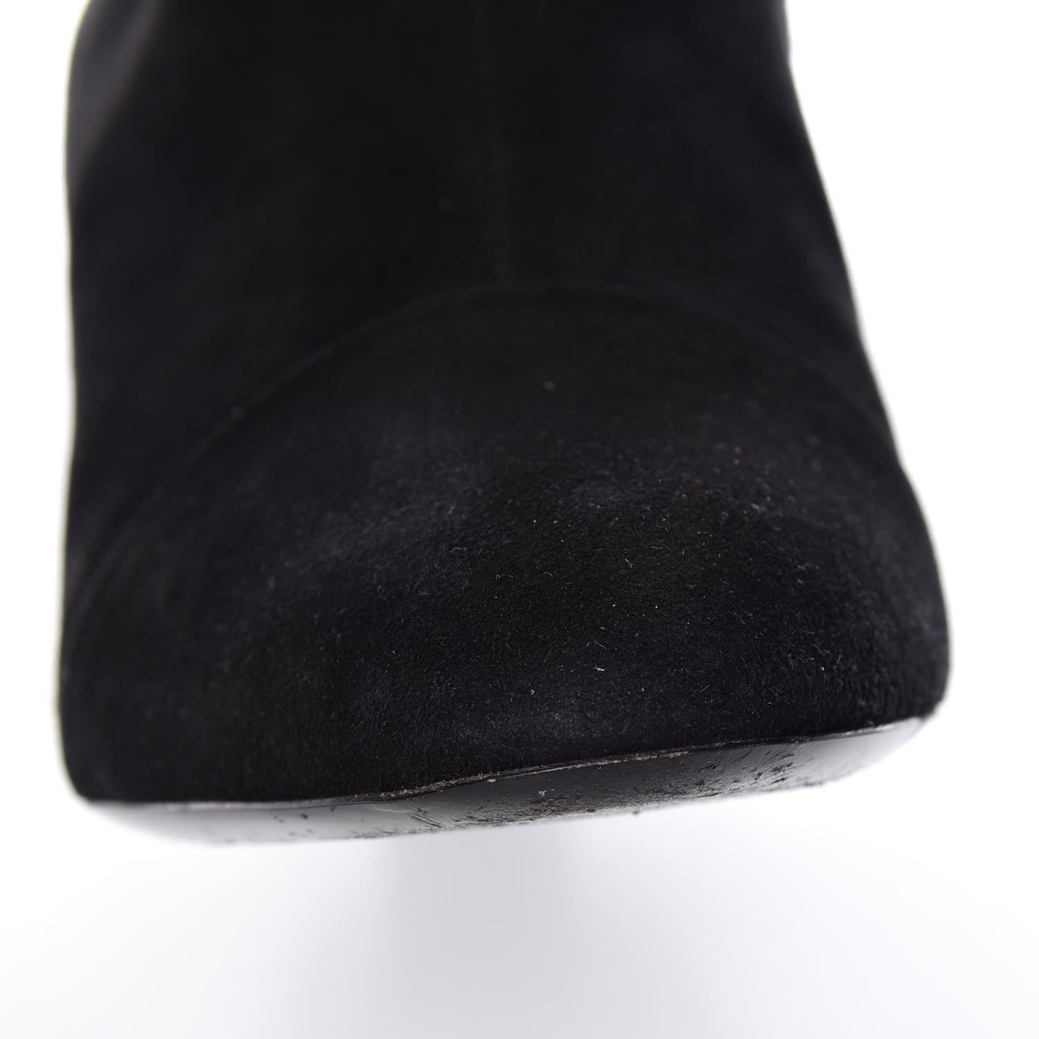 Louis Vuitton Suede Monogram Uniformes Cap Toe Chelsea 75mm Ankle Boots 41 Black 11 of 15