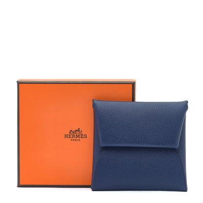 Hermes Evercolor Bastia Verso Coin Purse Bleu Saphir Bleu France 8 of 8