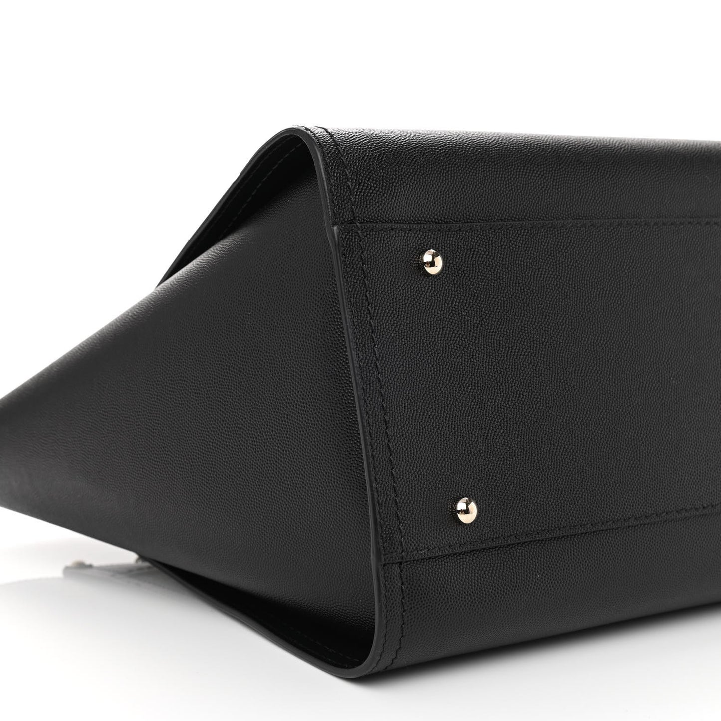 Caviar Large Studded Deauville Tote Black