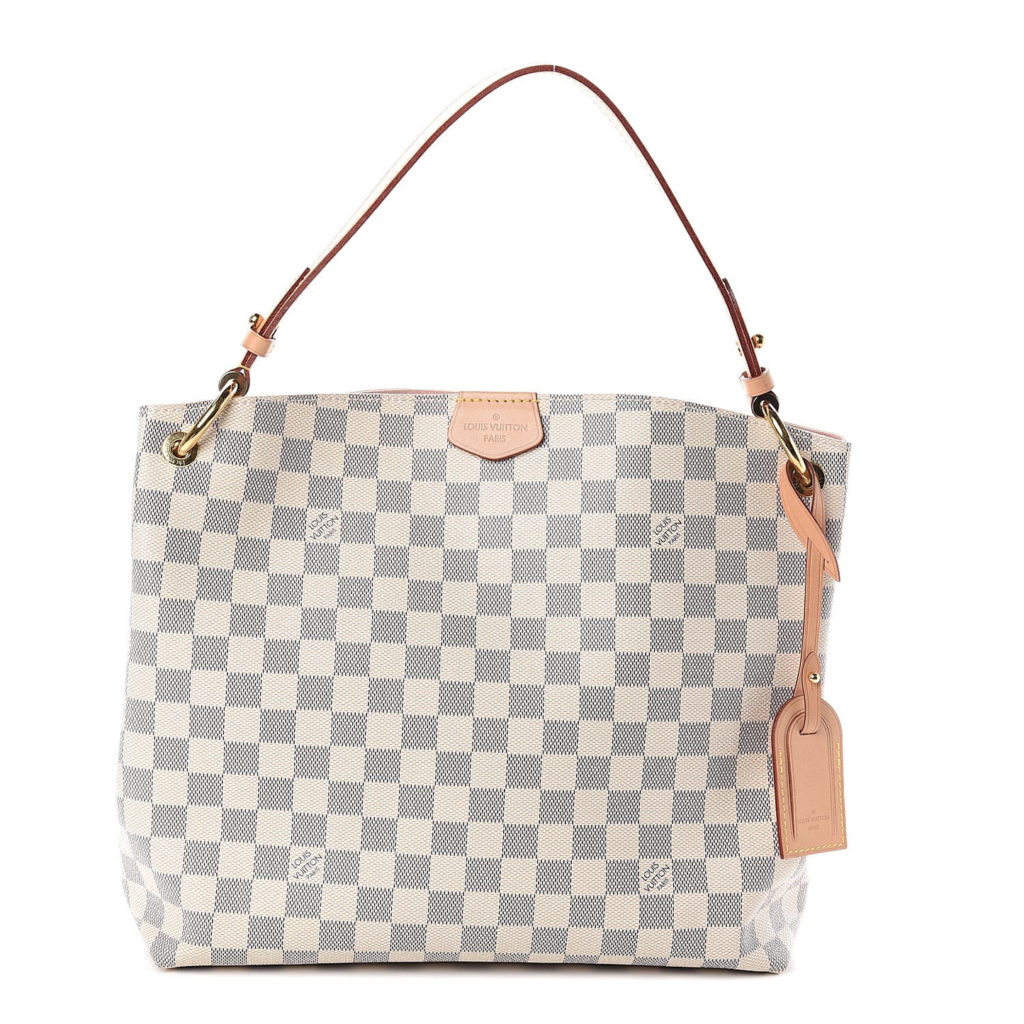 Damier Azur Graceful PM Rose Ballerine