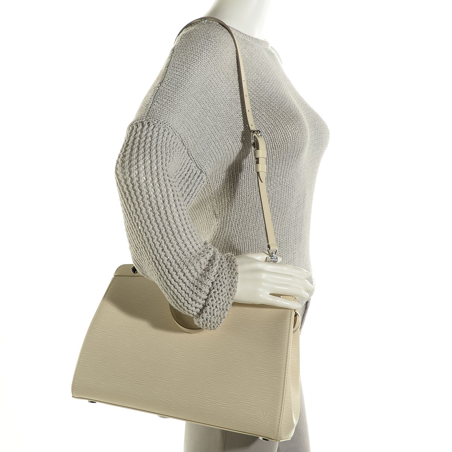 Louis Vuitton Epi Brea MM Ivory 2 of 7