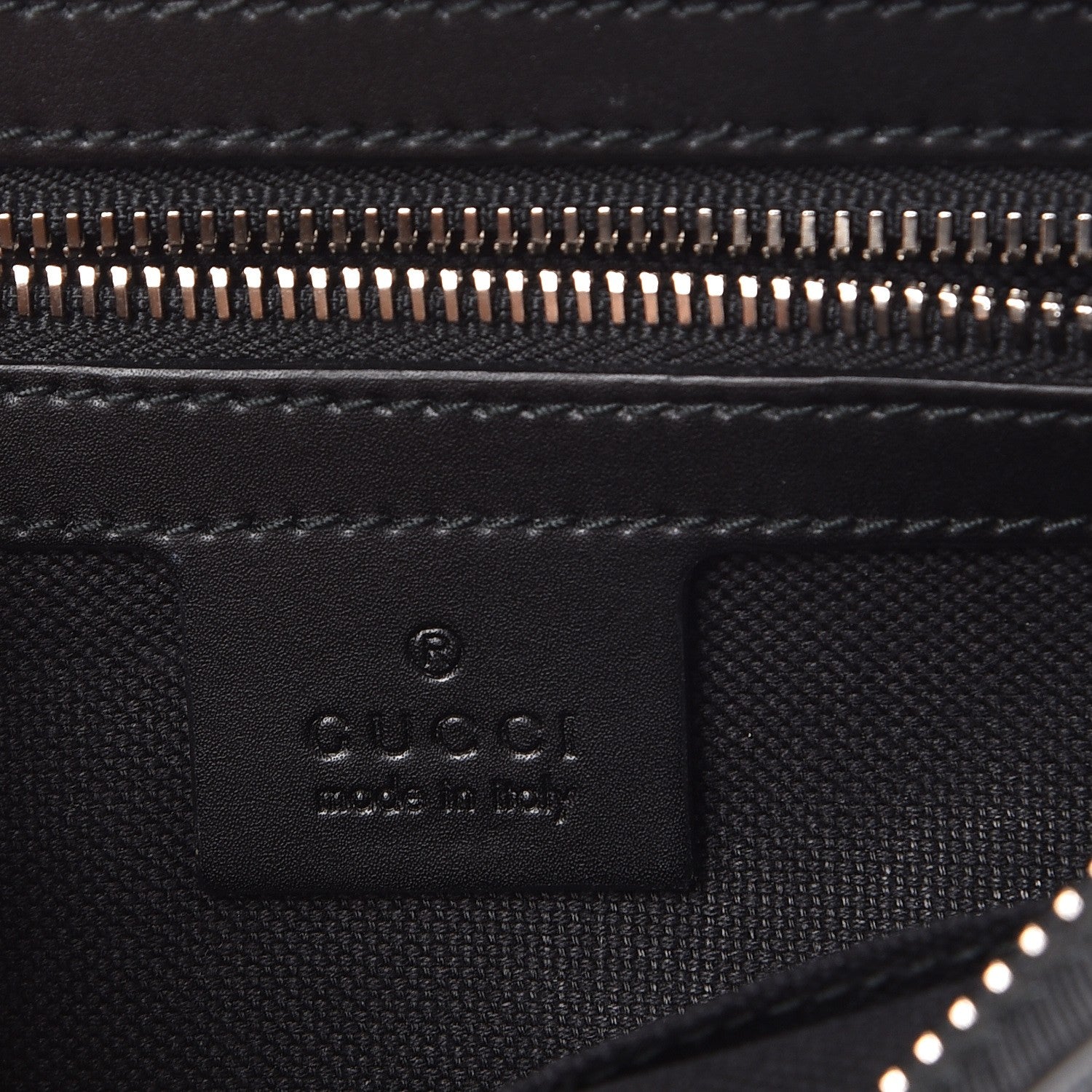 Gucci Soft GG Supreme Monogram Web Belt Bag Black Grey 7 of 8