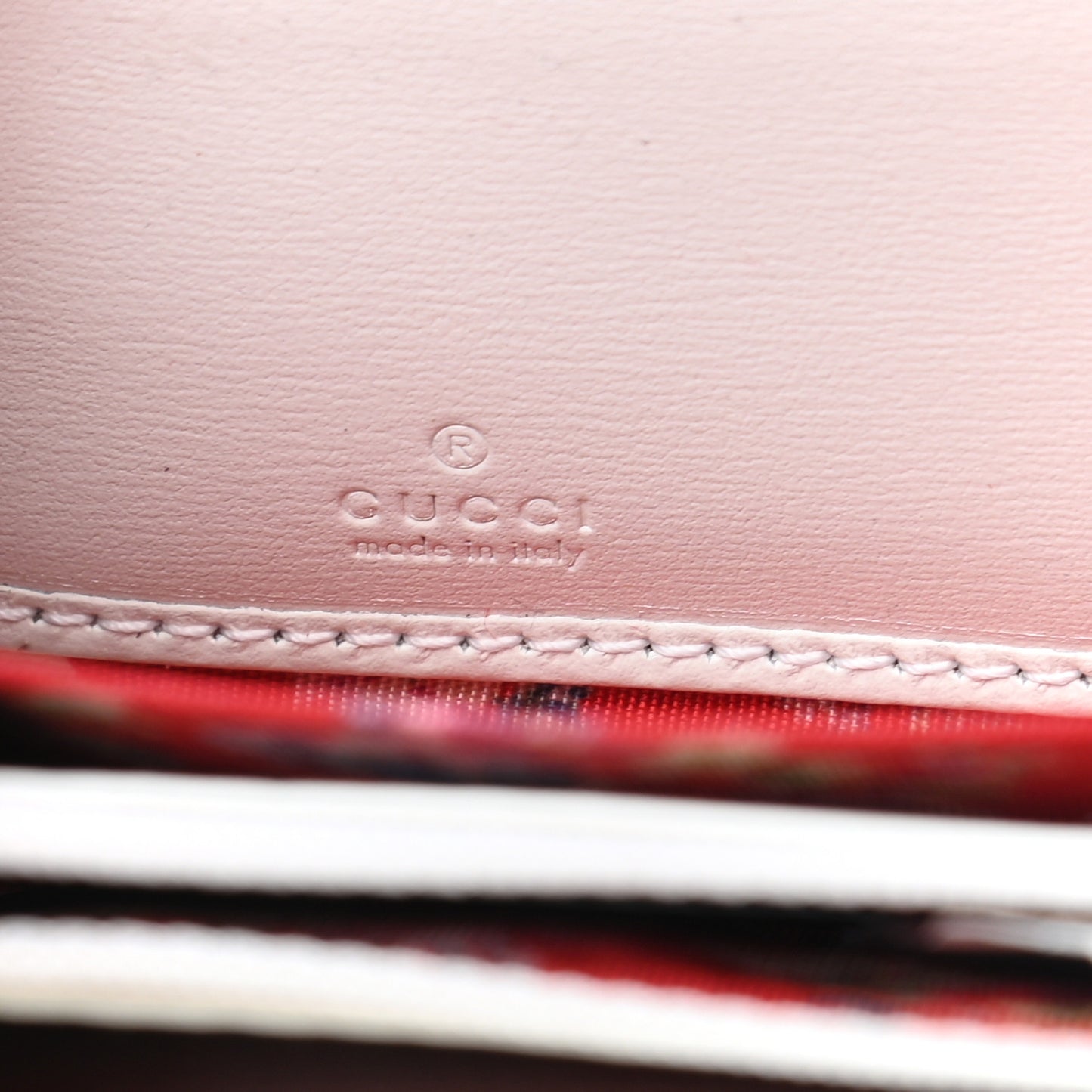 Calfskin Web Trapuntata GG Zip Around Wallet Off White