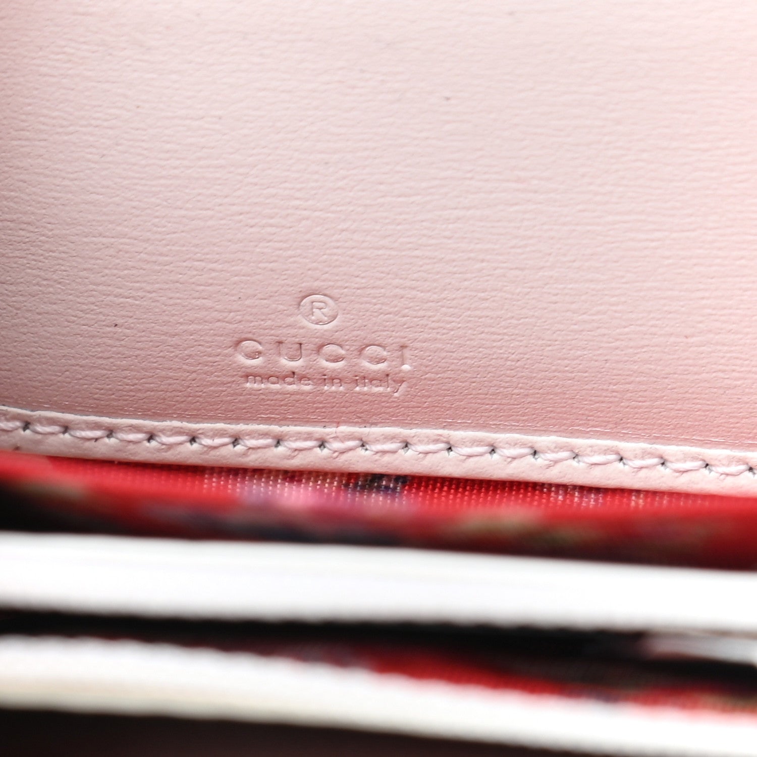 Gucci Calfskin Web Trapuntata GG Zip Around Wallet Off White 6 of 8