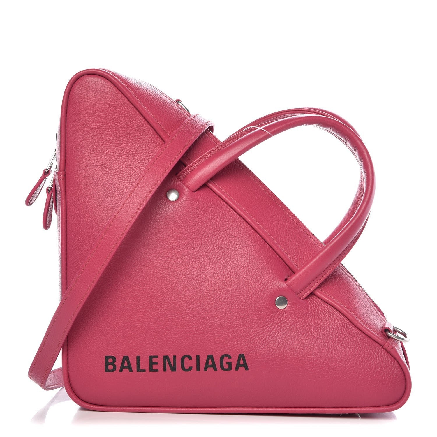 Balenciaga Calfskin S Triangle Duffle Pink 1 of 8