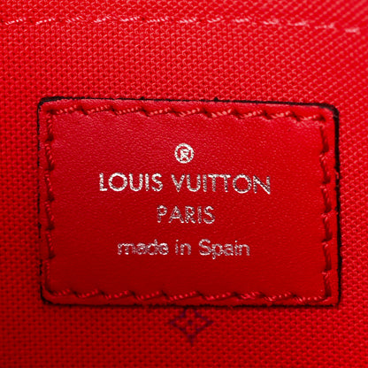 Louis Vuitton Monogram Escale Neverfull MM Rouge 11 of 15