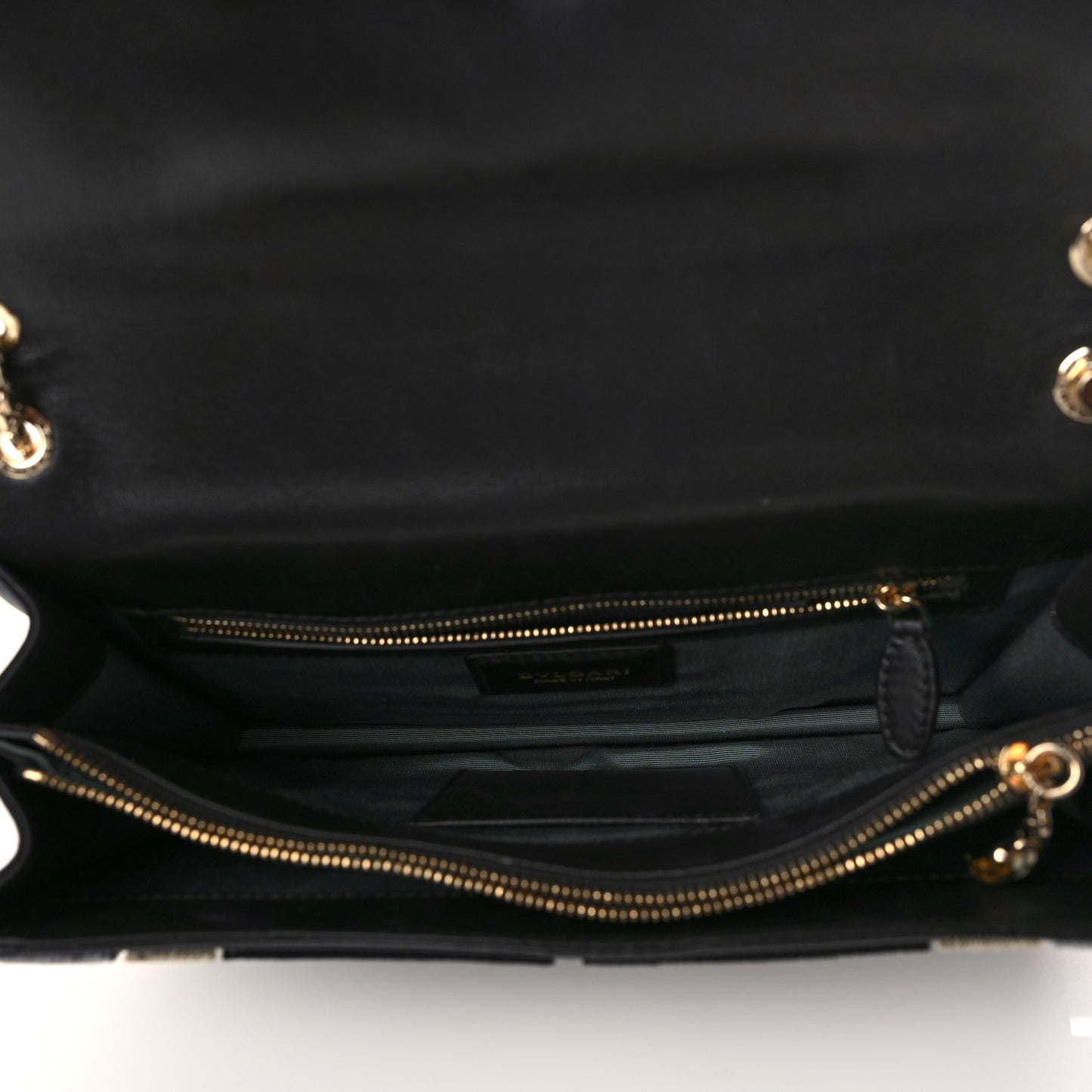 Lizard Serpenti Forever Shoulder Bag Black Multicolor