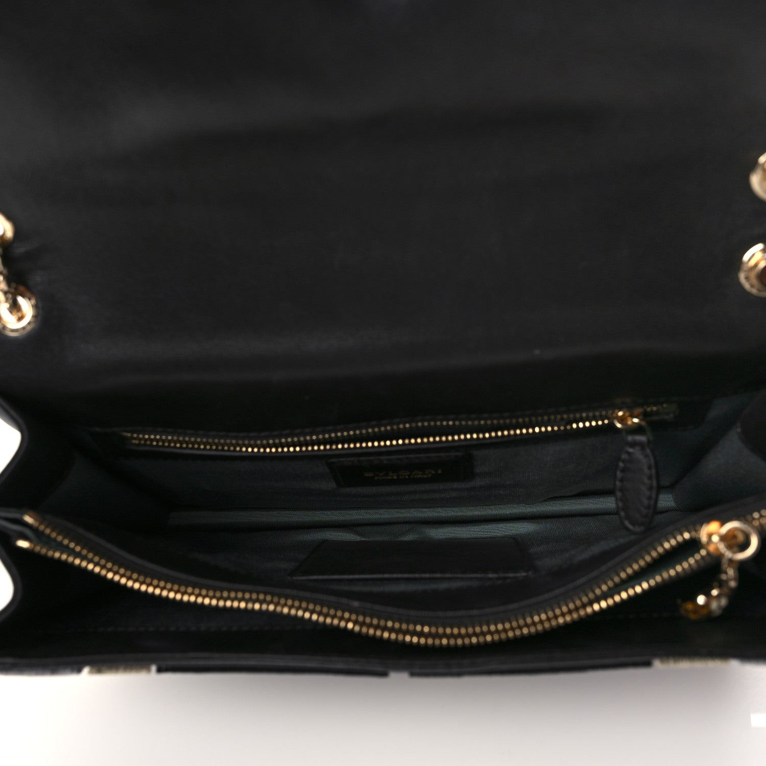 Bulgari Lizard Serpenti Forever Shoulder Bag Black Multicolor 5 of 9